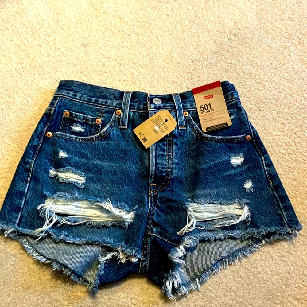 Levi’s 501 shorts. New with tags.